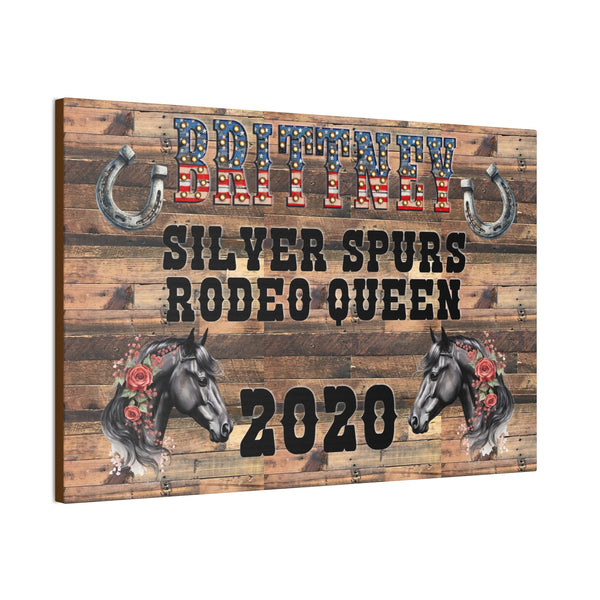 Gifts for Cowgirls Personalized Rodeo Canvas Home Decor 3 Sizes