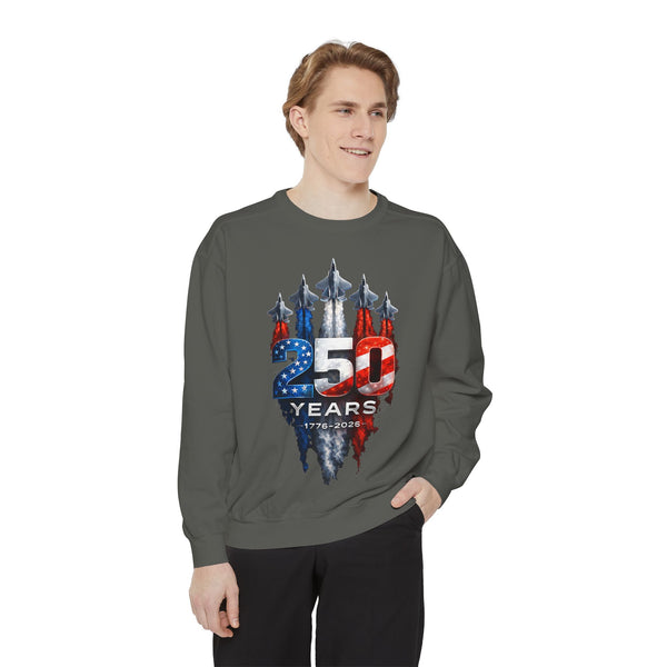 250 Years American Flag Eagle sweatshirt | 1776-2026 250th Birthday Double Sided