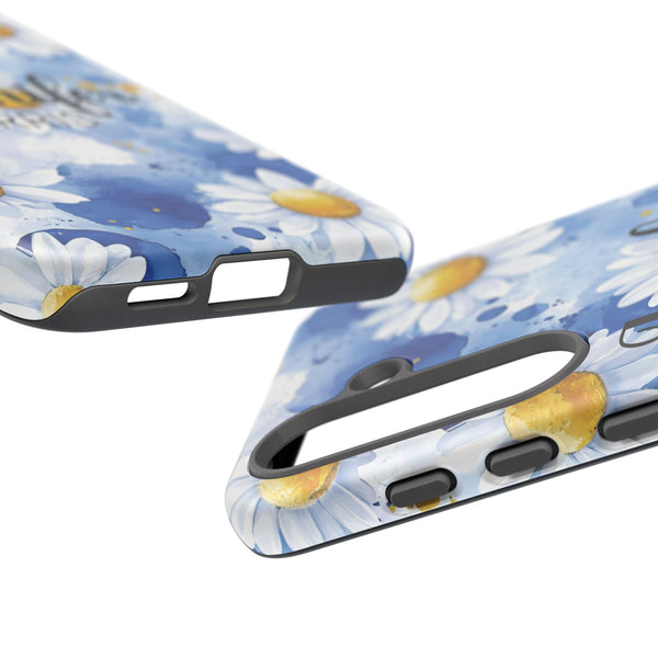 Personalized Floral Phone Case Custom Name Cover iPhone Samsung Pixel Gift
