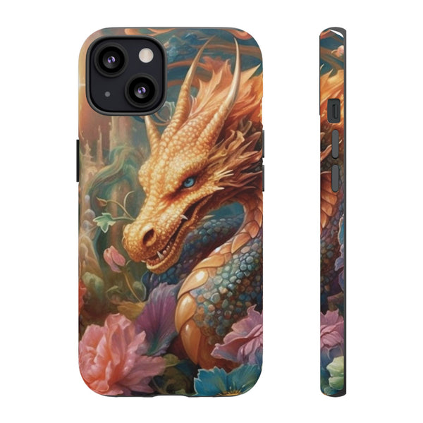 Orange Mystical Dragon Phone Case | Tough Case for iPhone Samsung Google