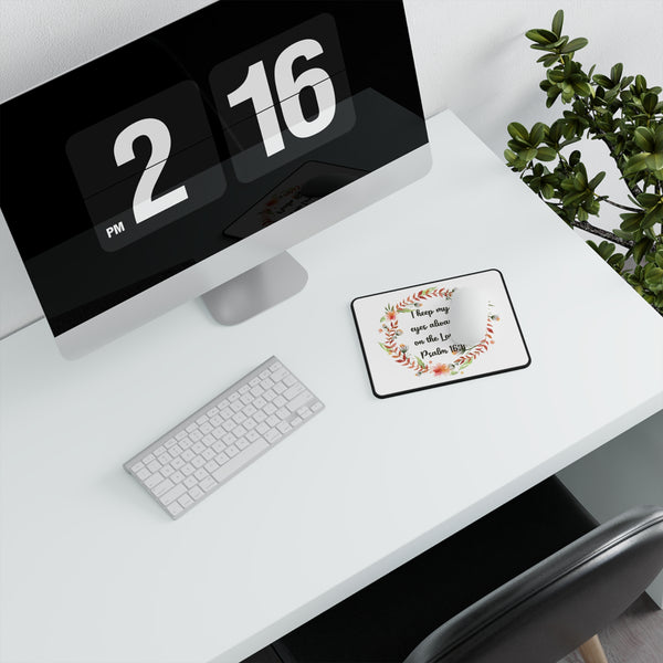 Keep My Eyes Bible Verse Non-Slip Mouse Pads Home Office Décor Inspiring
