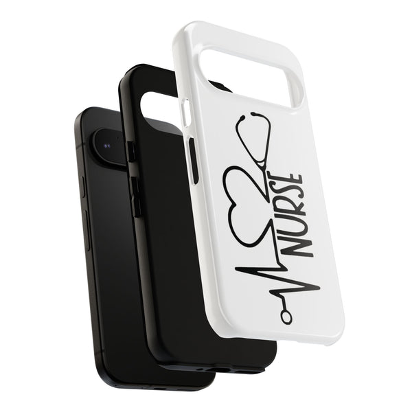 Nurse Heartbeat Phone Case Tough Case Samsung S25 iPhone 13, 17, Google 9 + More