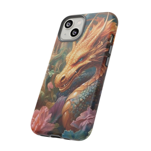 Orange Mystical Dragon Phone Case | Tough Case for iPhone Samsung Google