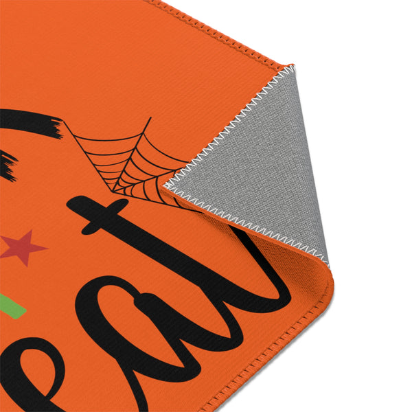 Trick or Treat Halloween Area Rugs Holiday Home Décor Durable 