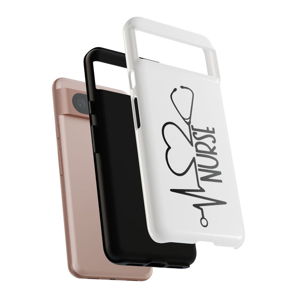 Nurse Heartbeat Phone Case Tough Case Samsung S25 iPhone 13, 17, Google 9 + More