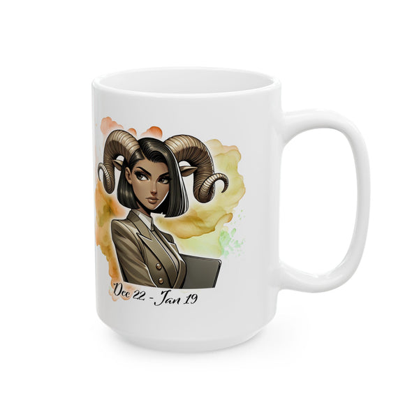 Capricorn Zodiac Coffee Mug – Astrology Gift, Funny Capricorn Cup Gift for Caps
