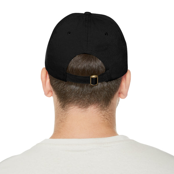 Gifts for Gearheads Hat with Leather Patch (Rectangle) Trucker Ball Cap for Men