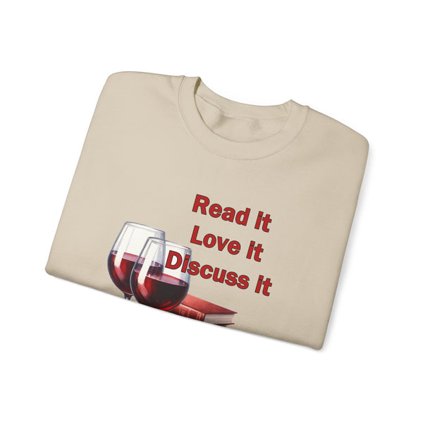 Read it Love it Discuss It Sweatshirt Book Club Shirt