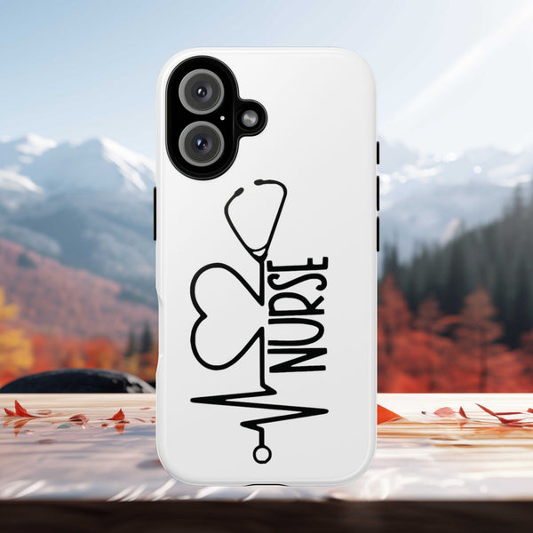 Nurse Heartbeat Phone Case Tough Case Samsung S25 iPhone 13, 17, Google 9 + More