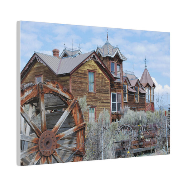 Ghost Town Montana Old West Art Mansion Canvas Print 4 Sizes