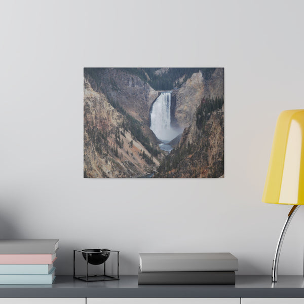 Grand Canyon of the Yellowstone National Park Waterfalls Art Canvas Print 3 Sizes