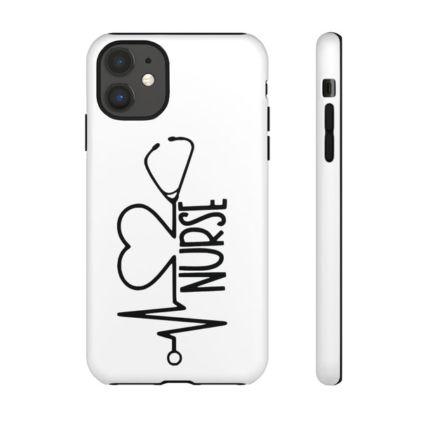 Nurse Heartbeat Phone Case Tough Case Samsung S25 iPhone 13, 17, Google 9 + More