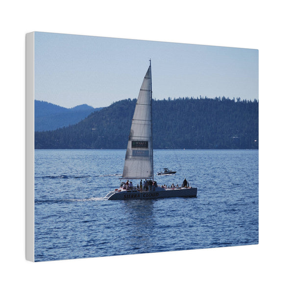 Lake Tahoe Sailboat Art Canvas Print 3 Sizes Premium Gallery Quality 