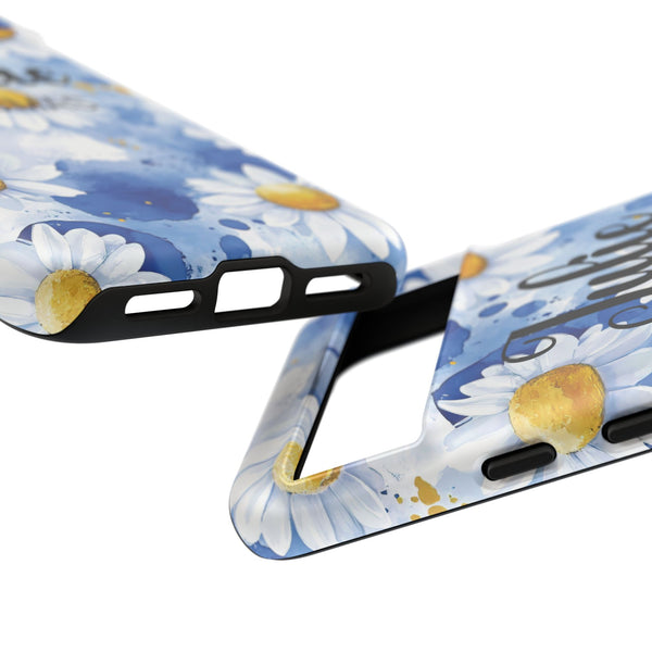 Personalized Floral Phone Case Custom Name Cover iPhone Samsung Pixel Gift