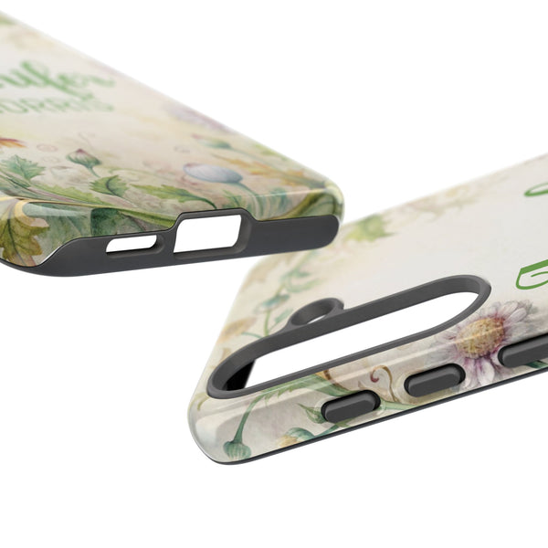 Personalized Floral Phone Case Custom Name Cover iPhone Samsung Pixel Gift