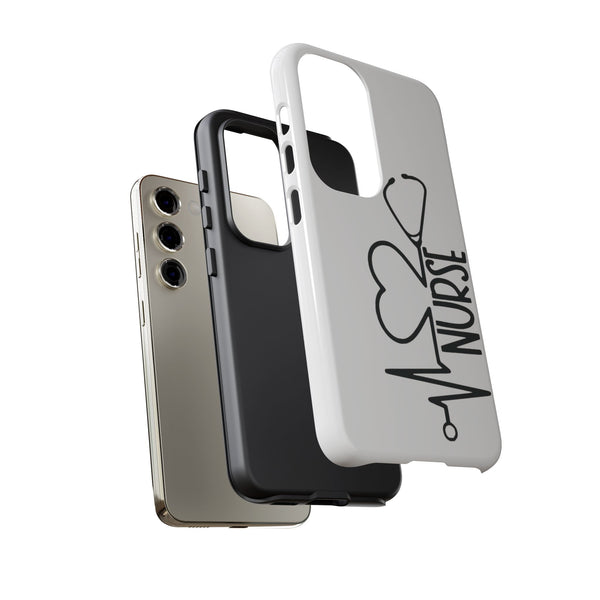Nurse Heartbeat Phone Case Tough Case Samsung S25 iPhone 13, 17, Google 9 + More