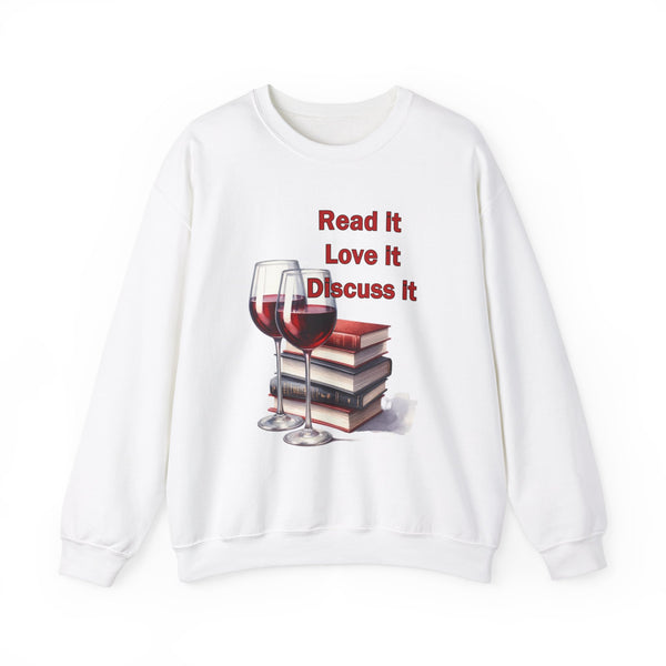 Read it Love it Discuss It Sweatshirt Book Club Shirt