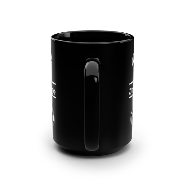 Personalized Gearhead Automotive Mug 15oz, Custom Black Coffee Cup
