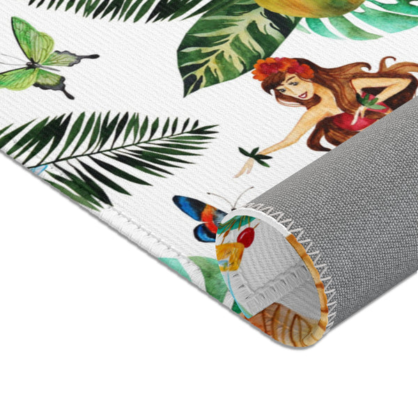 Tiki Treasure: Hula Beach Celebration Area Rugs - Bring the Party to Your Home!