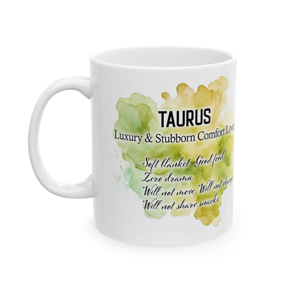 Taurus Zodiac Mug Astrology Coffee Cup April May Birthday Horoscope Gift