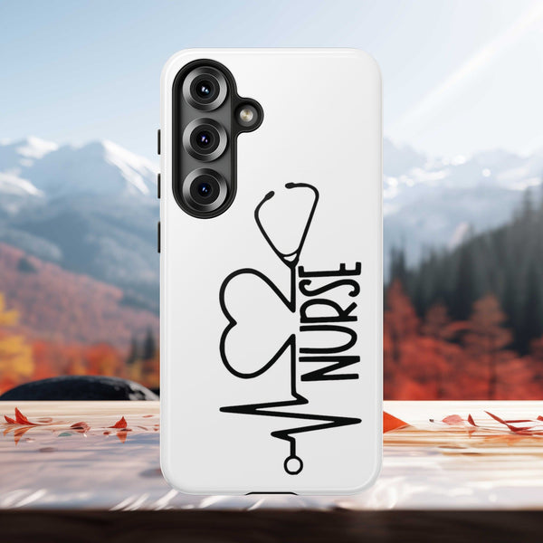 Nurse Heartbeat Phone Case Tough Case Samsung S25 iPhone 13, 17, Google 9 + More