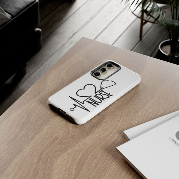 Nurse Heartbeat Phone Case Tough Case Samsung S25 iPhone 13, 17, Google 9 + More