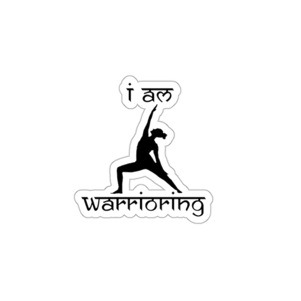 Gifts for Yoga Lovers Peaceful Warrior Pose Stickers