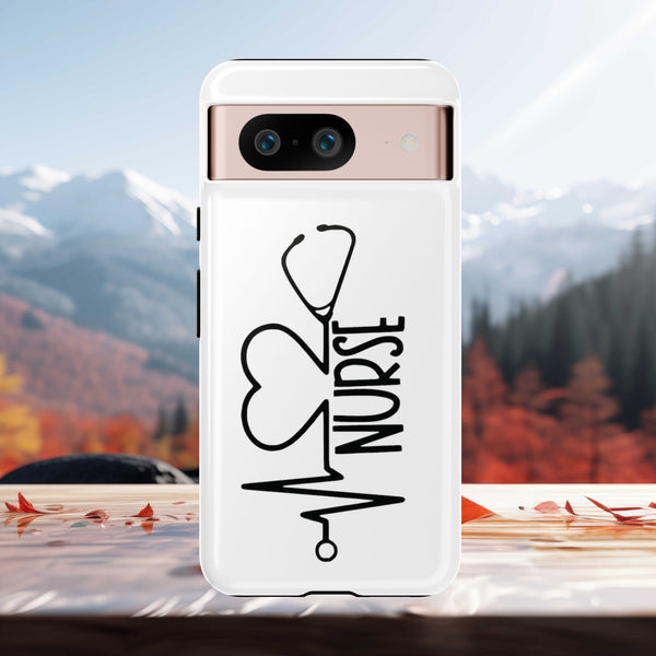 Nurse Heartbeat Phone Case Tough Case Samsung S25 iPhone 13, 17, Google 9 + More
