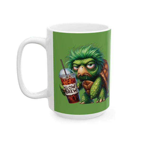Grumpy Turtle Coffee Mug – Funny Slow Brew Animal Cup | Iced Coffee Lover Gift