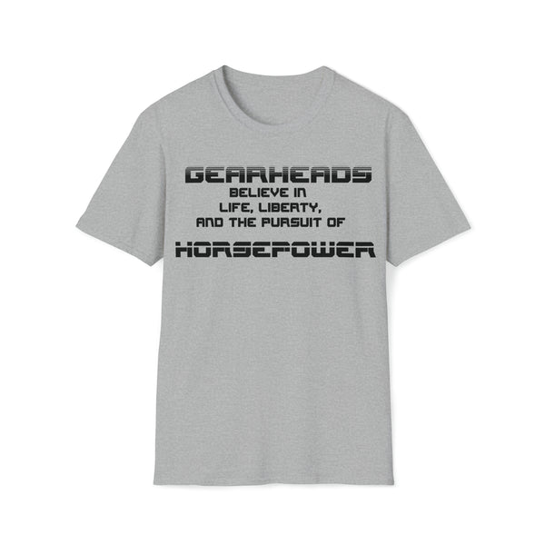 Gifts for Gearheads Pursuit of Horsepower Unisex Softstyle T-Shirt