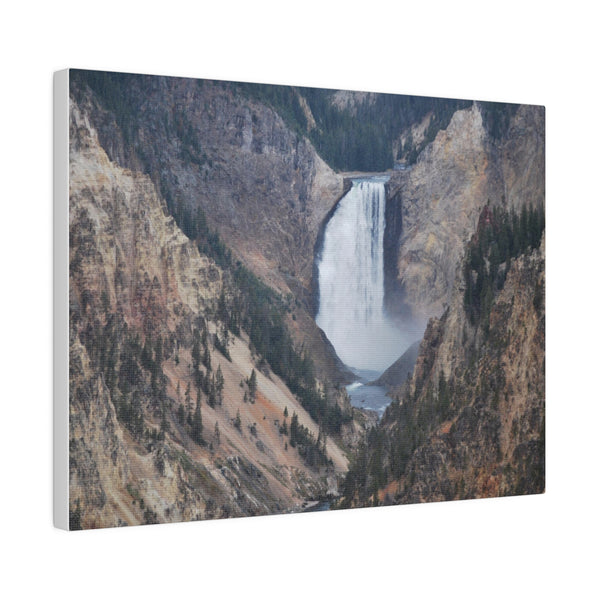 Grand Canyon of the Yellowstone National Park Waterfalls Art Canvas Print 3 Sizes