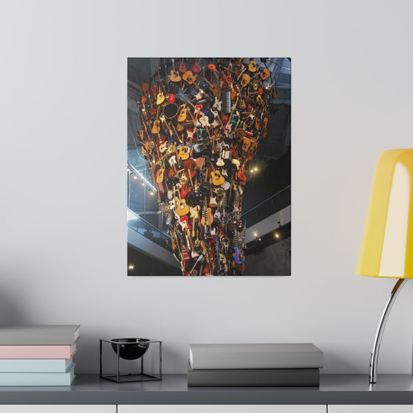 Tower of Guitars Seattle Washington Art Canvas Print 4 Sizes