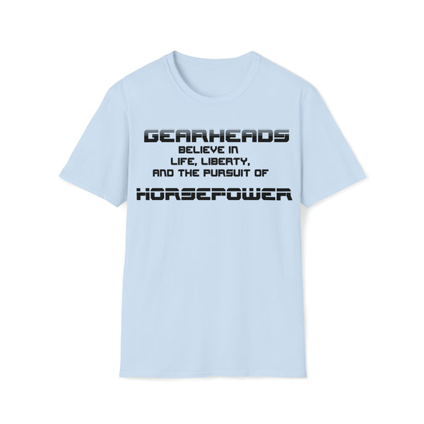 Gifts for Gearheads Pursuit of Horsepower Unisex Softstyle T-Shirt