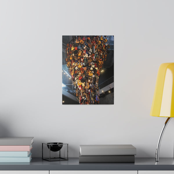 Tower of Guitars Seattle Washington Art Canvas Print 4 Sizes