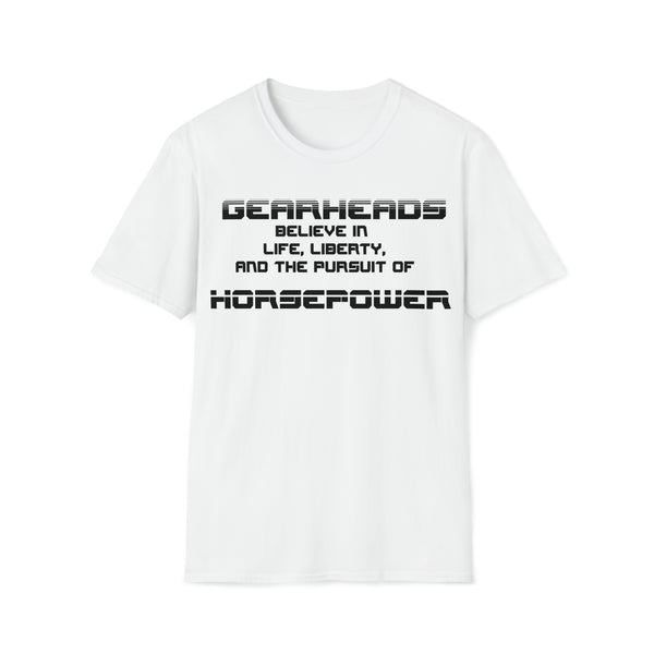 Gifts for Gearheads Pursuit of Horsepower Unisex Softstyle T-Shirt