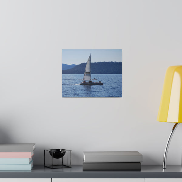 Lake Tahoe Sailboat Art Canvas Print 3 Sizes Premium Gallery Quality 