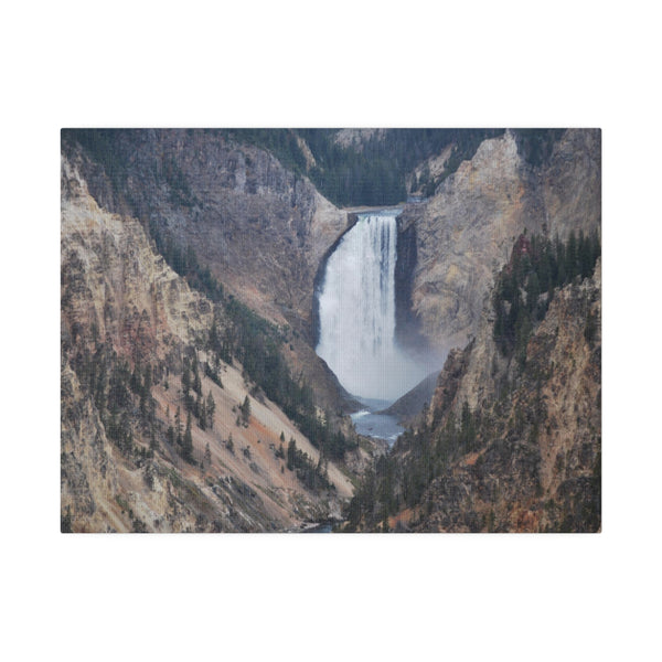 Grand Canyon of the Yellowstone National Park Waterfalls Art Canvas Print 3 Sizes