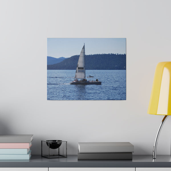 Lake Tahoe Sailboat Art Canvas Print 3 Sizes Premium Gallery Quality 