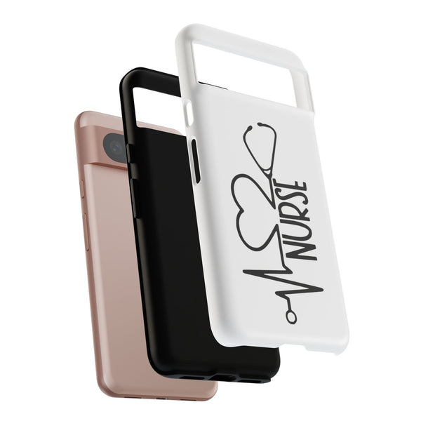 Nurse Heartbeat Phone Case Tough Case Samsung S25 iPhone 13, 17, Google 9 + More