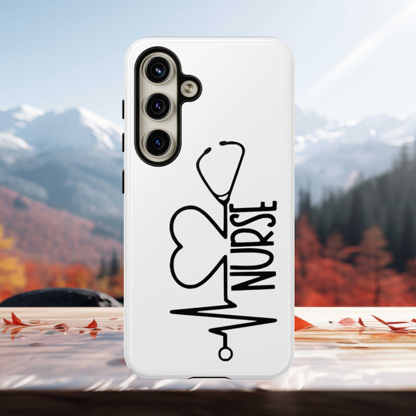 Nurse Heartbeat Phone Case Tough Case Samsung S25 iPhone 13, 17, Google 9 + More