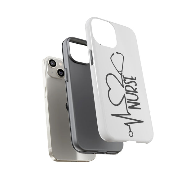 Nurse Heartbeat Phone Case Tough Case Samsung S25 iPhone 13, 17, Google 9 + More