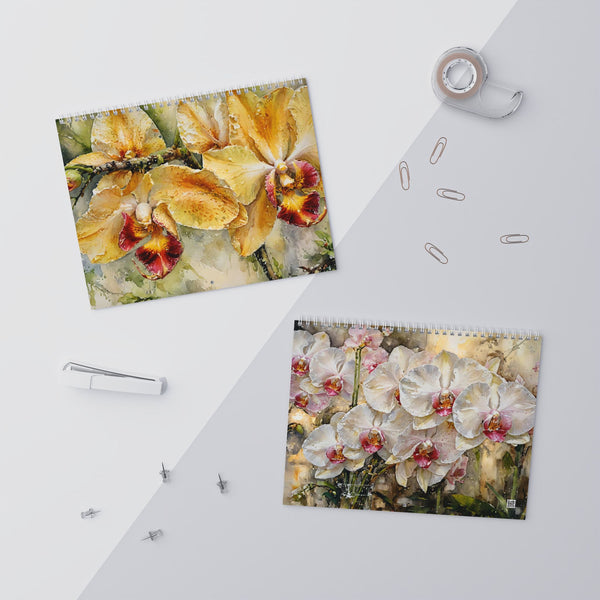 2027 Orchid Wall Calendar Floral Botanical Art Original Photography Gift