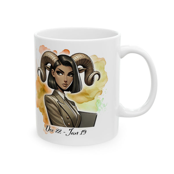 Capricorn Zodiac Coffee Mug – Astrology Gift, Funny Capricorn Cup Gift for Caps