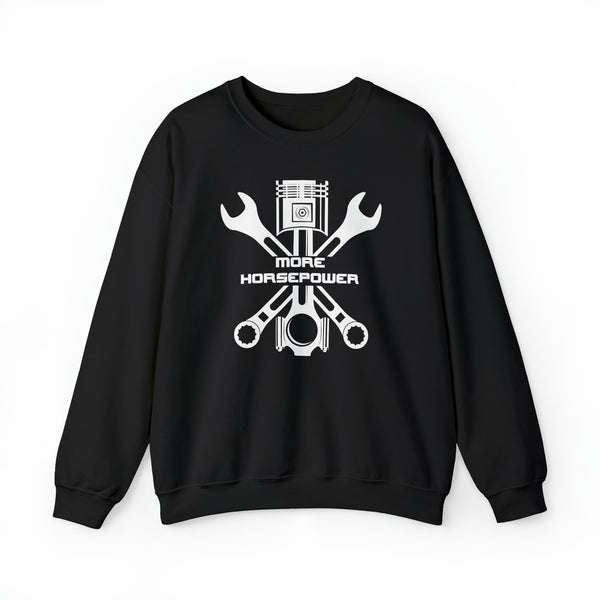 Gifts for Gearheads More Horsepower Unisex Heavy Blend™ Crewneck Sweatshirt