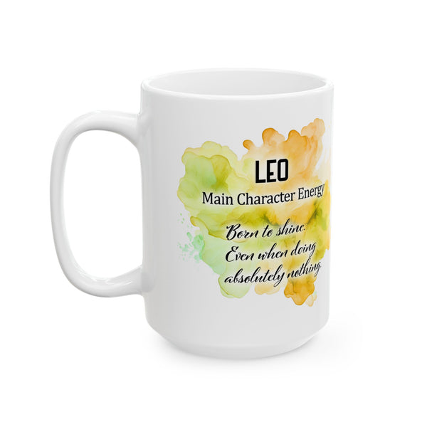 Leo Zodiac Mug – Astrology Gift, Funny Leo Coffee Cup, Birthday Horoscope Gift