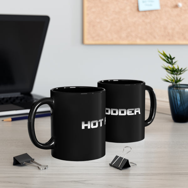 Gift for Gearheads Hot Rodder 11oz Black Mug for Guys