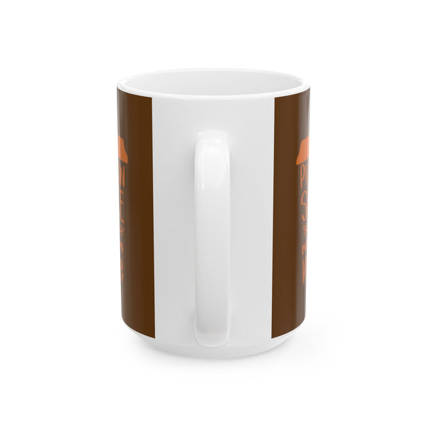 Pumpkin Spice Everything Nice Fall Autumn Harvest White Ceramic Coffee Mug
