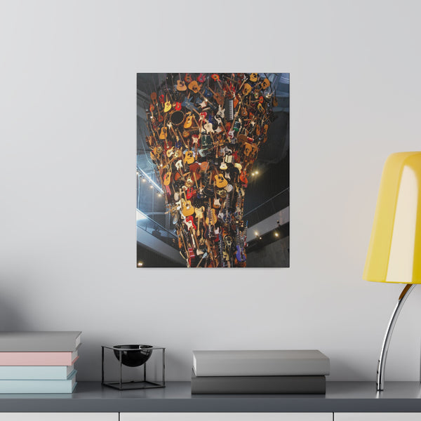 Tower of Guitars Seattle Washington Art Canvas Print 4 Sizes