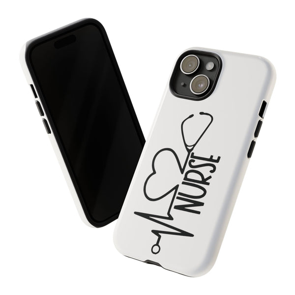 Nurse Heartbeat Phone Case Tough Case Samsung S25 iPhone 13, 17, Google 9 + More