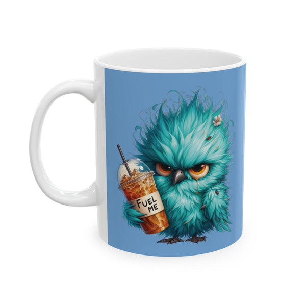 Grumpy Bird Coffee Mug - Funny Bird Ceramic Cup, Cute Gift Coffee Lovers